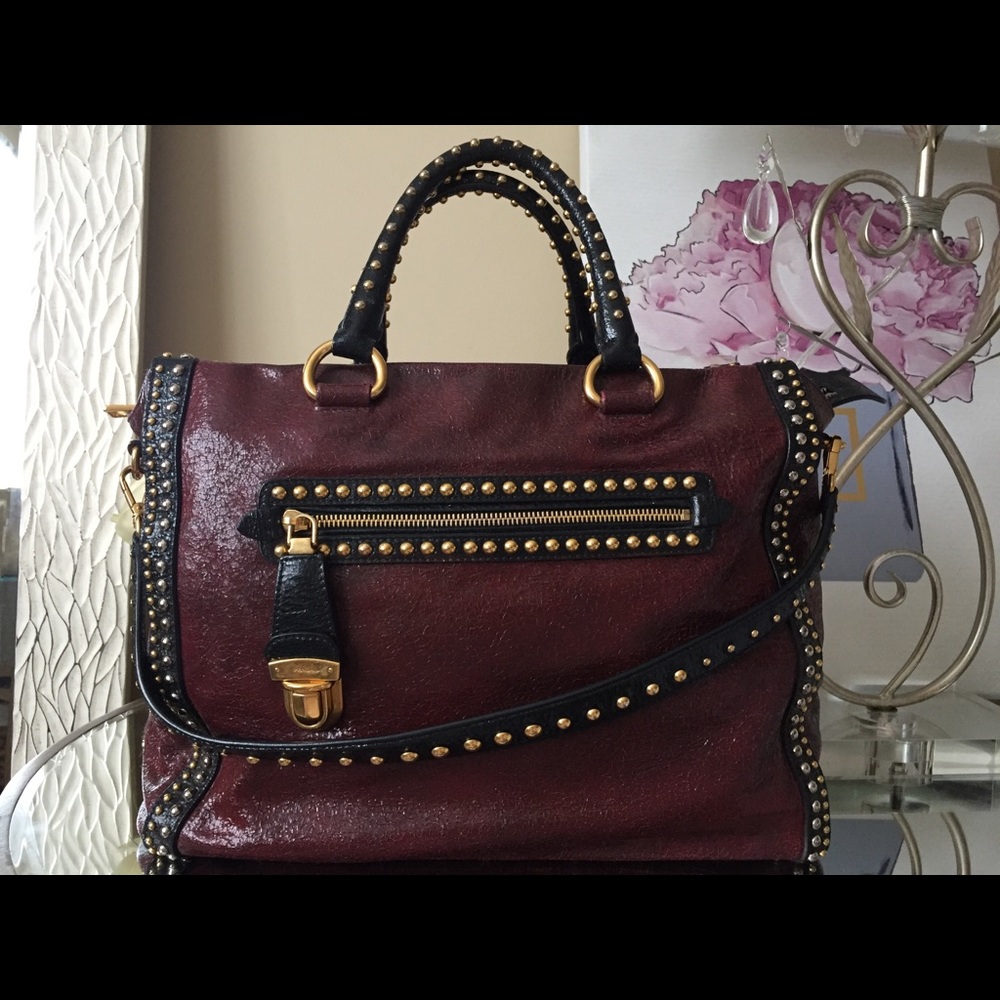Prada LARGE purse Satchel - Picture 1 of 9